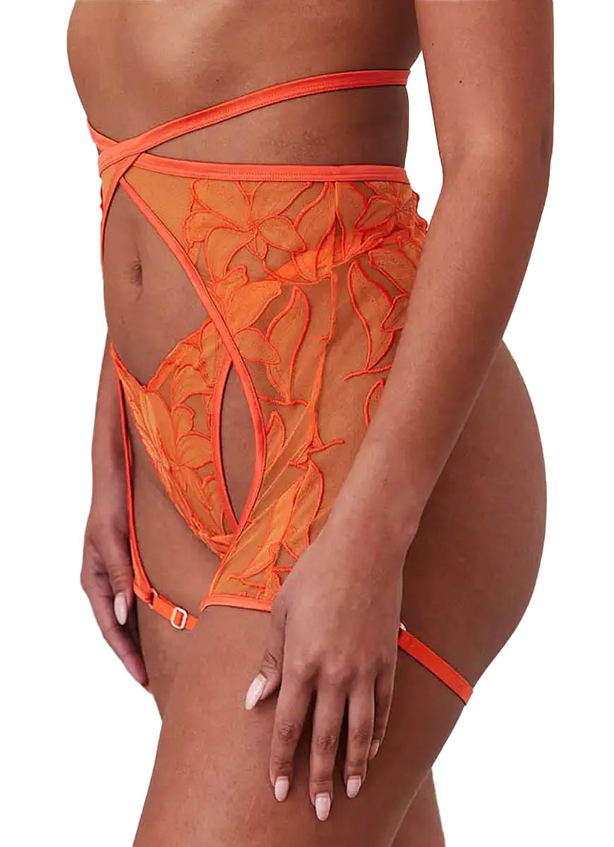 Lounge Thong and Garter Set