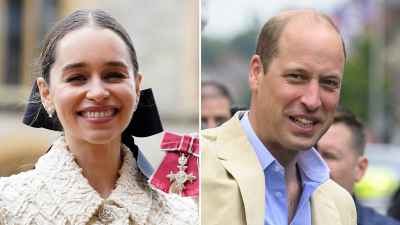 Prince William Honors Emilia Clark and Her Mom With British Order Medals In Special Ceremony prince william and emilia clark 855