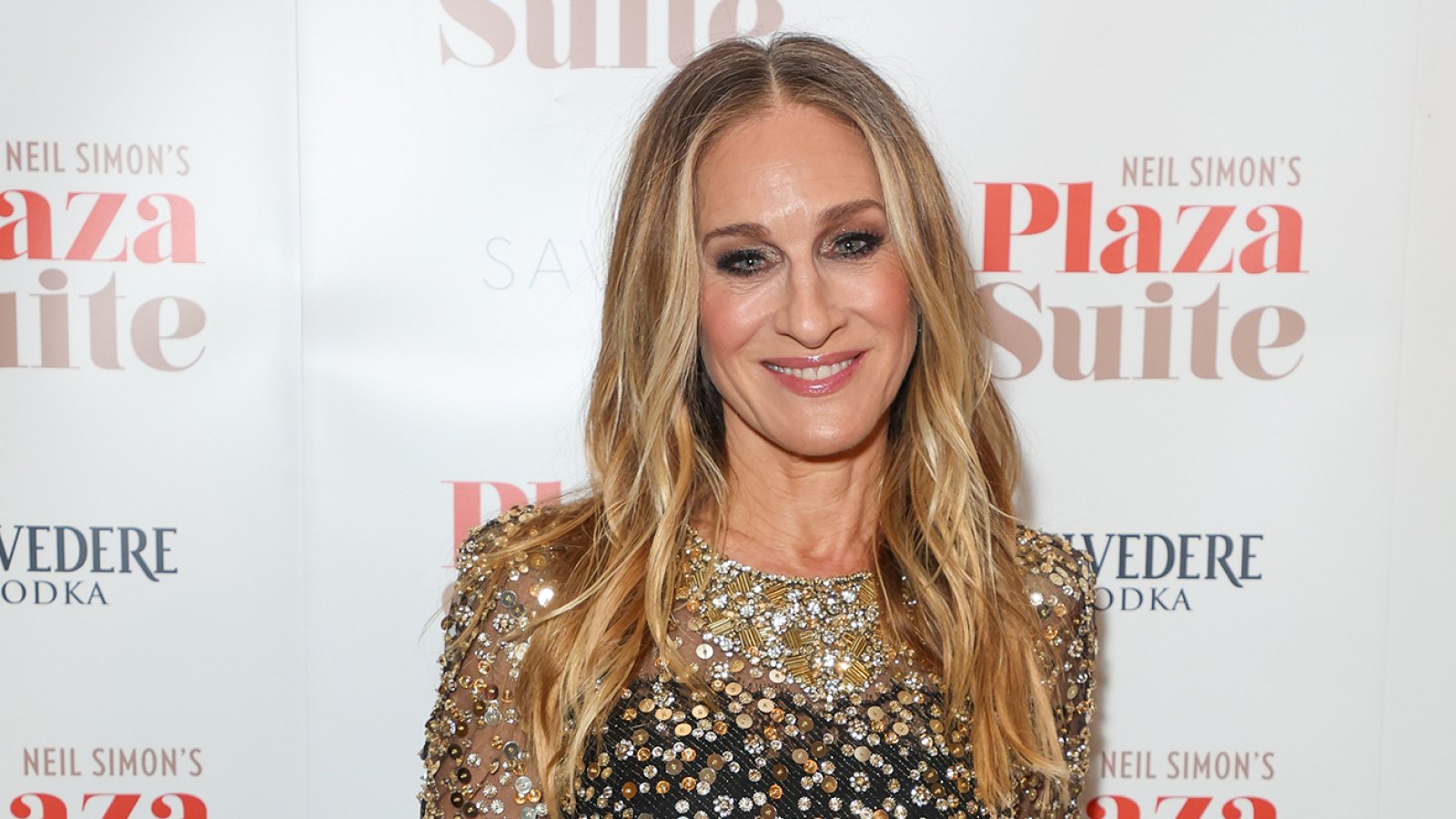 Sarah Jessica Parker at the gala performance afterparty for "Plaza Suite" at The Savoy Hotel in London on January 28, 2024.