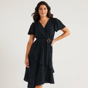 Sofia Jeans Faux Wrap Dress