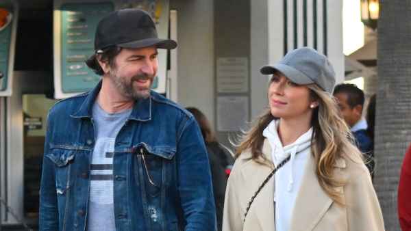 Stassi Schroeder and Beau Clark at Universal Studios Hollywood on February 22, 2024.