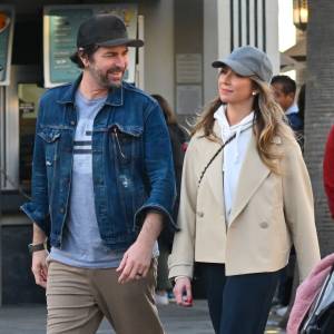 Stassi Schroeder and Beau Clark at Universal Studios Hollywood on February 22, 2024.