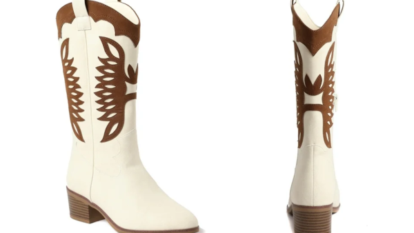 The Pioneer Woman Eagle Stitched Western Boot