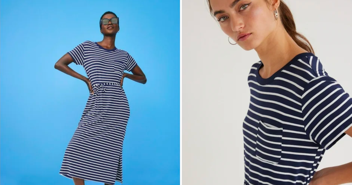 This Belted Dress Oozes Spring Cruise Style This Belted Dress Oozes Spring Cruise Style