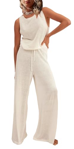 SAUKOLE Women’s Sleeveless Knit Two-Piece Set