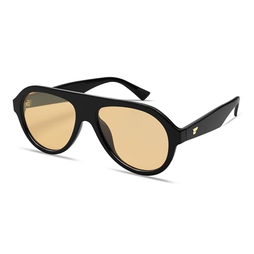 Vanlinker Retro Aviator Polarized Sunglasses