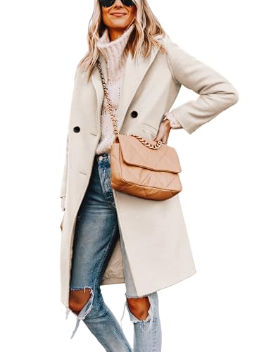 Yidarer mid-length coat Trench coat with notch lapels