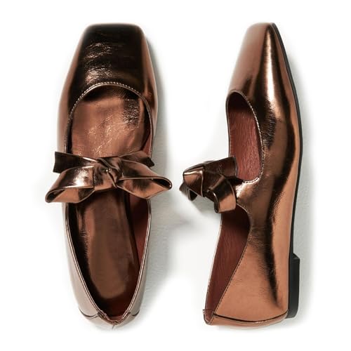 Yishaweiqi Bow Knot Ballet Flats