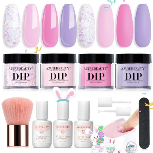 Azurebeauty Pastel Dip Powder Nail Kit