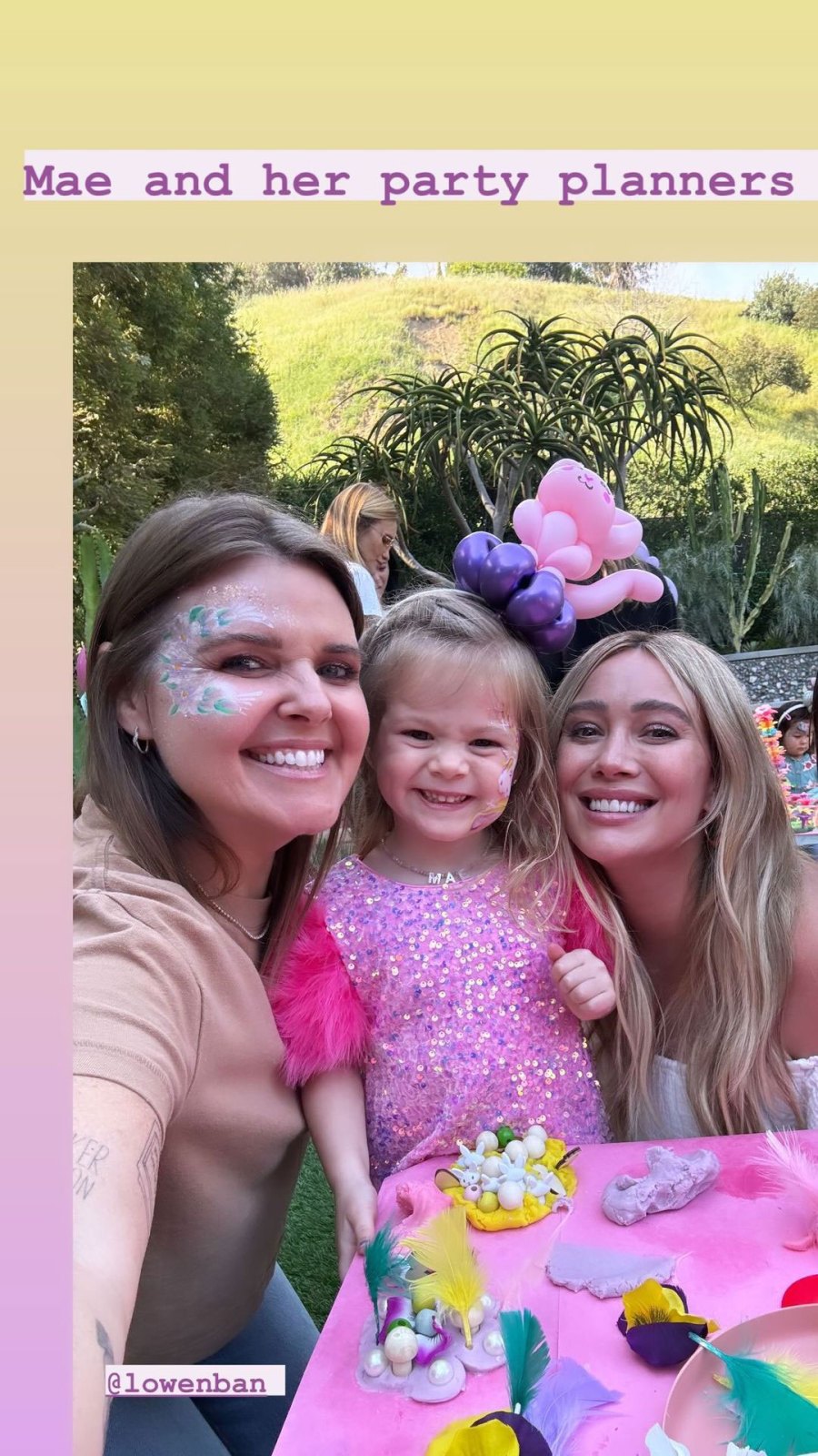 Inside Hilary Duffs Daughter Maes Princess Birthday Party