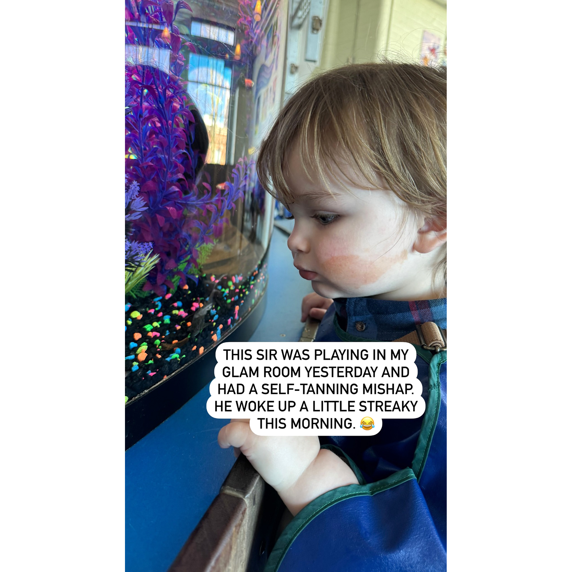 Ashley Iaconetti Shares Photo of Son Dawson’s Little ‘Self-Tanning Mishap’