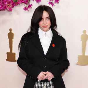2074183460 HOLLYWOOD, CALIFORNIA - MARCH 10: Billie Eilish attends the 96th Annual Academy Awards on March 10, 2024 in Hollywood, California. (Photo by Marleen Moise/Getty Images)