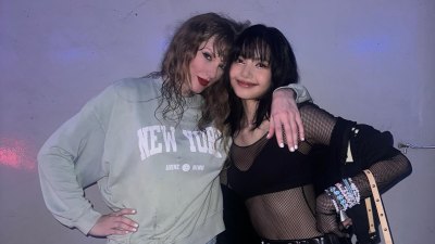 Blackpink's Lisa hangs out with Taylor Swift during her Singapore Eras Tour Show