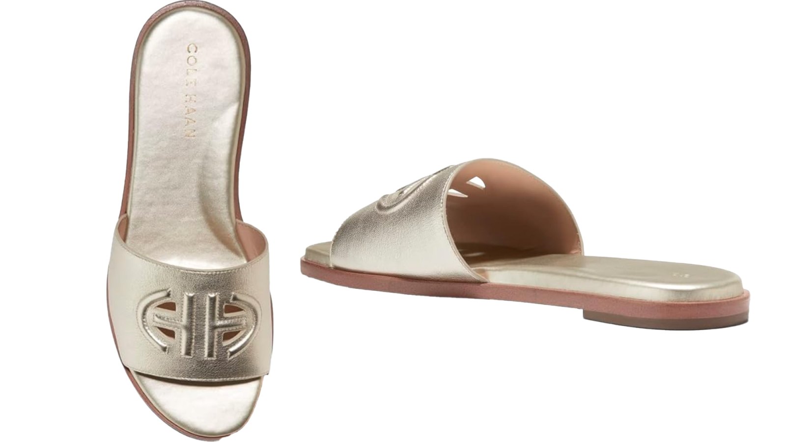 Cole Haan Women's Flynn Logo Slide Sandals Flat