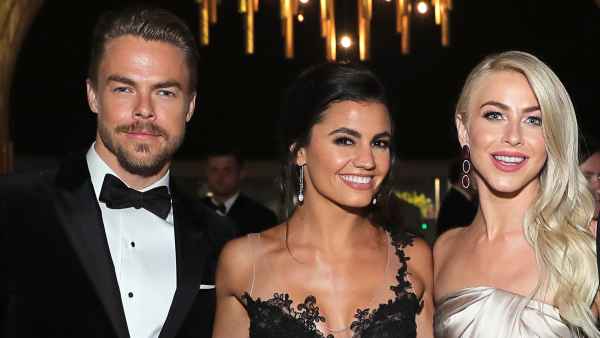 Derek Hough and Hayley Erbert Support Julianne Hough