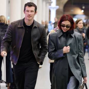 Dua Lipa and Callum Turner Are Very Serious