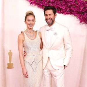 Emily Blunt and John Krasinski Are a Perfect Match on 2024 Oscars Red Carpet