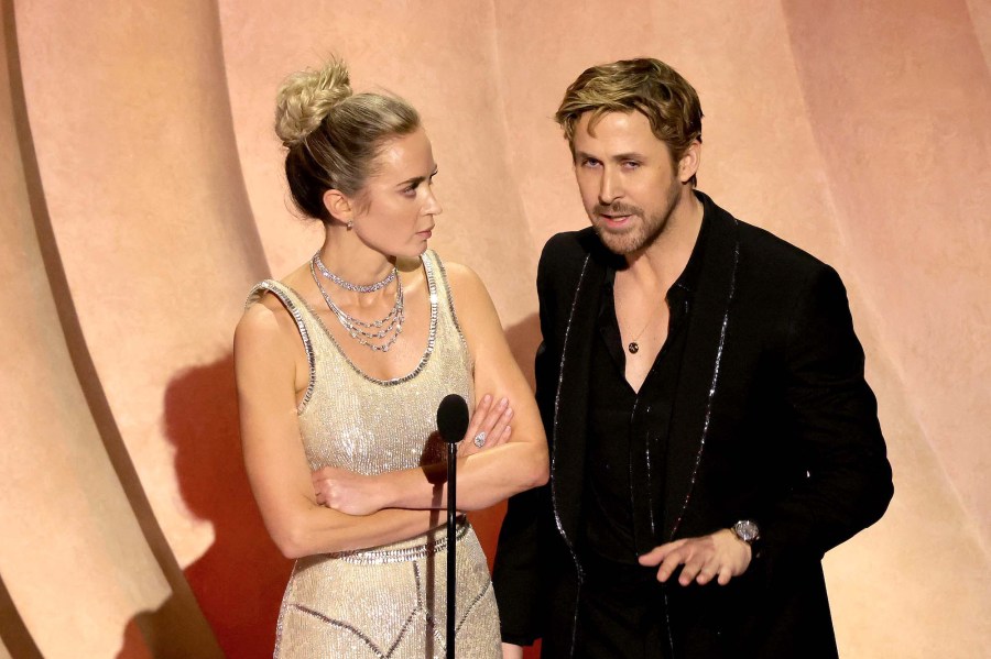 Emily Blunt and Ryan Gosling Trade Insults From Barbenheimer Rivalry to 2024 Oscars Stage