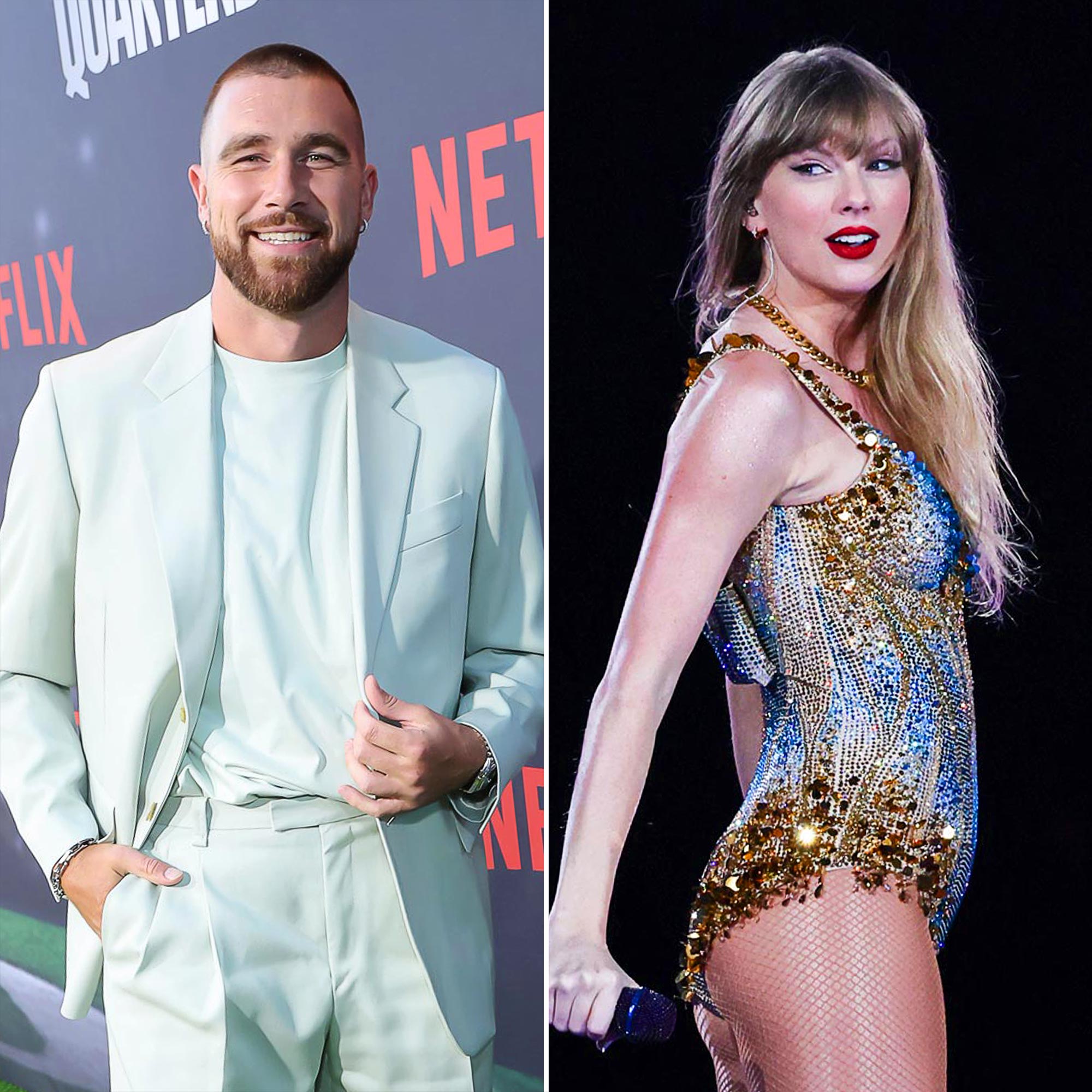 Every Time Travis Kelce Supported Taylor Swift at Her Eras Tour Concerts 572