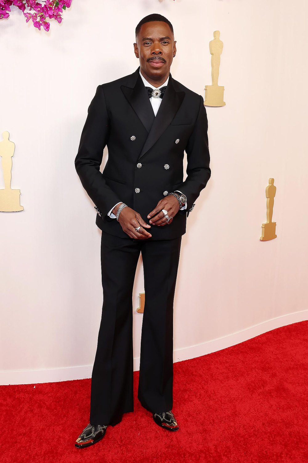 Feature Colman Domingo Adds a Western Flair to the Oscars Red Carpet With Gold-Tipped Cowboy Boots