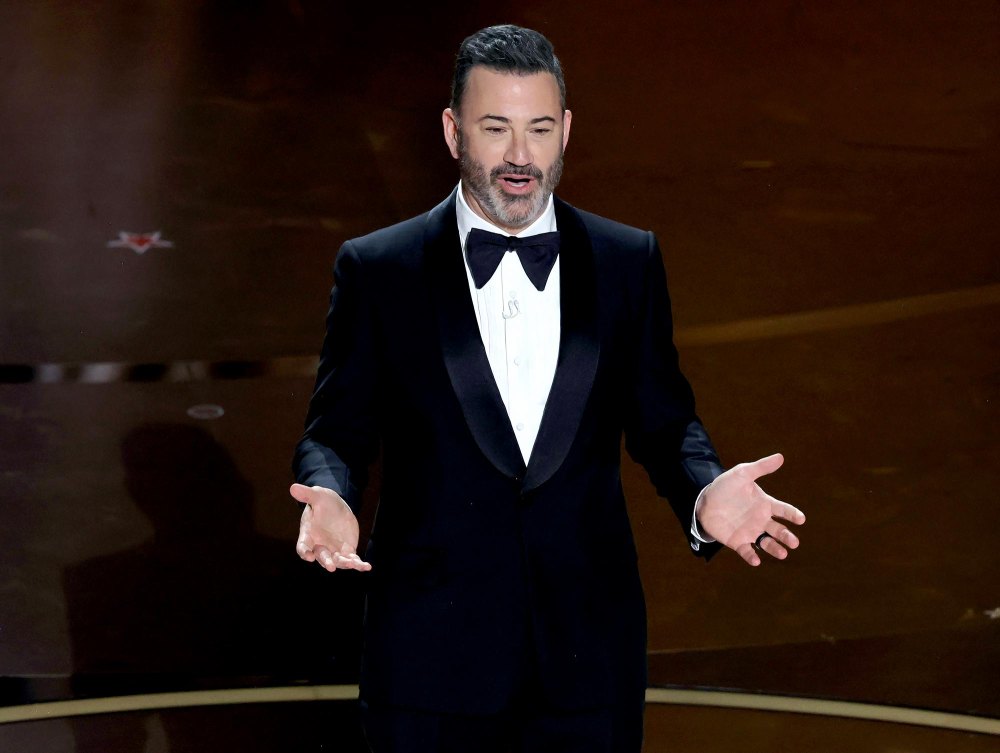 Feature Jimmy Kimmel Praises Barbie Greta Gerwig and Margot Robbie at 2024 Oscars