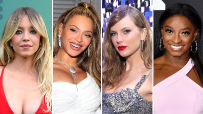Mit starken Frauen Sydney Sweeney, Beyoncé, Taylor Swift, Simone Biles