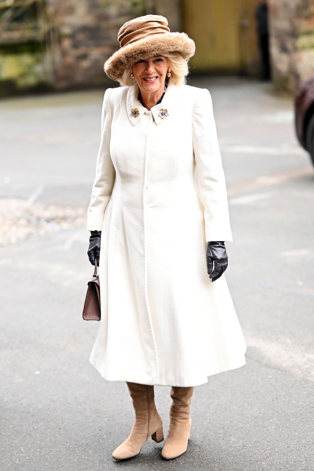 Feature Queen Camilla Attends The Royal Maundy Service At Worcester Cathedral