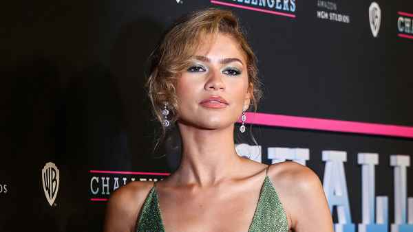 Feature Zendaya Shows Off Blonder Hair and Tennis Racket Dress at Challengers Premiere