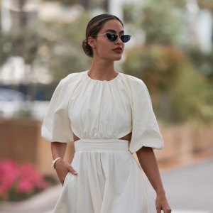 Inspiration: A street style star at the Cannes Film Festival.