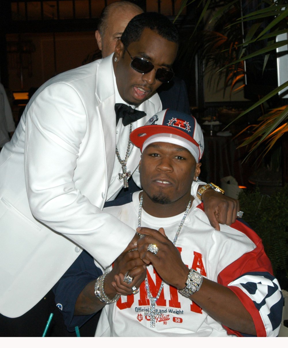 P Diddy, 50 Cent (Photo by Denise Truscello/WireImage for Universal Music Group)