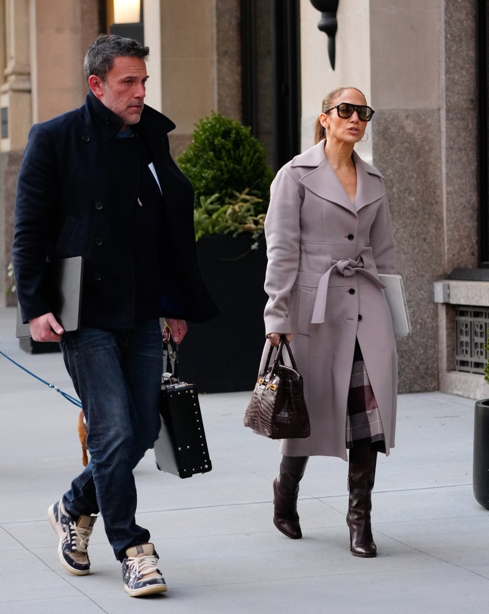 Celebrity Sightings In New York City - March 29, 2024, Ben Affleck and Jennifer Lopez