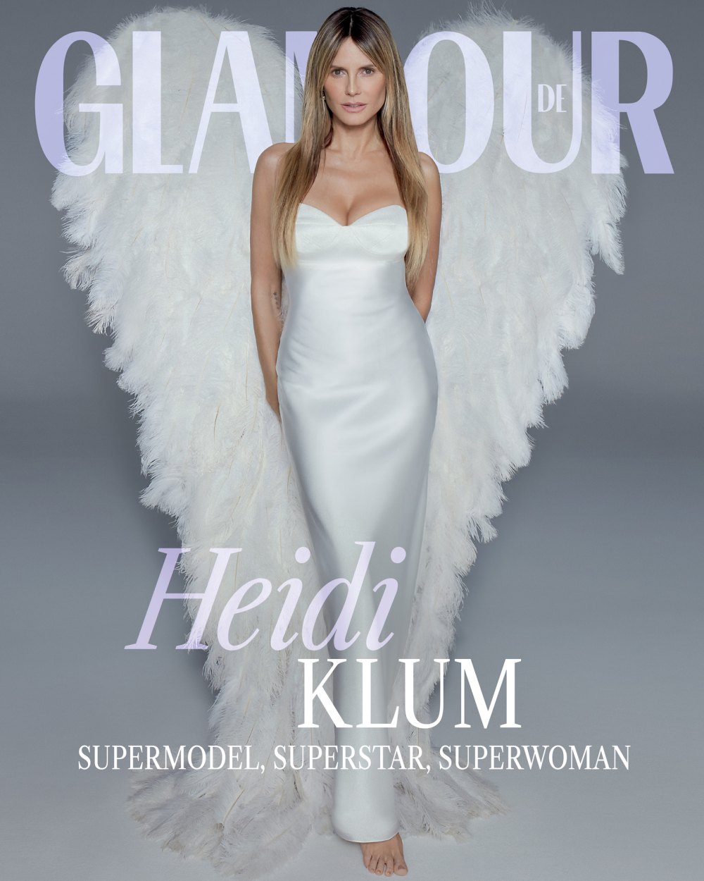 Heidi Klum Tries On Her Victoria Secret Angel Wings Once More
