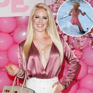 Heidi Montag Slays the Skip Slopes in a Sexy Hot Pink Bikini