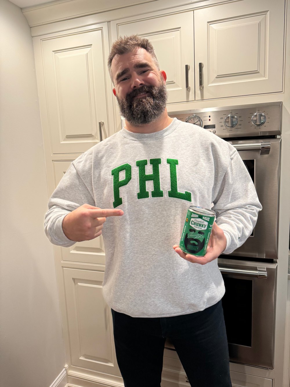 Jason Kelce Is Honored With the 1st Campbell Chunky Soup Legend Edition