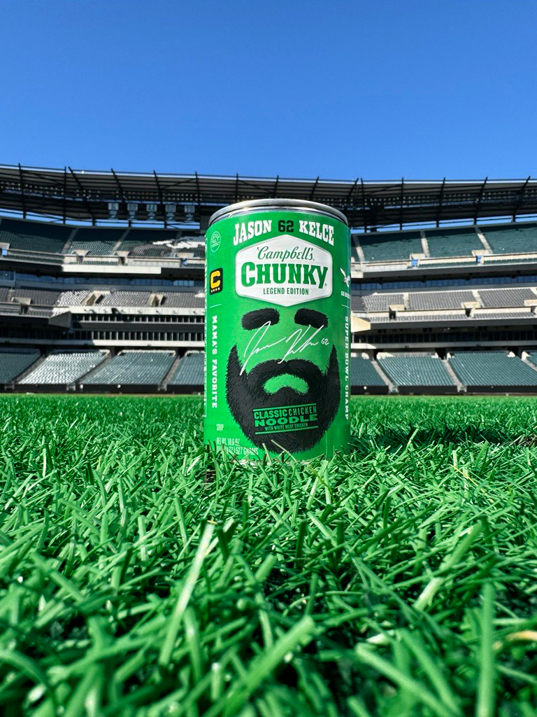 Jason Kelce Is Honored With the 1st Campbell Chunky Soup Legend Edition