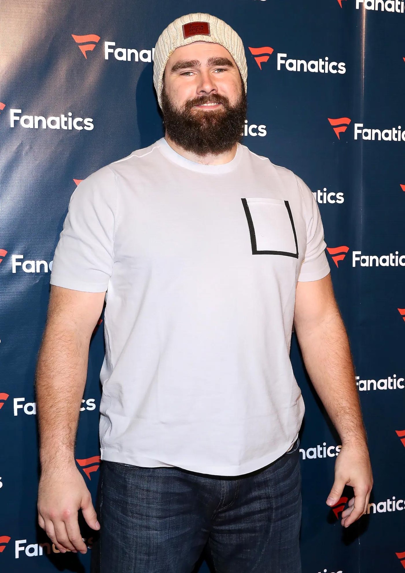 Jason Kelce Finally Jumps Through Flaming Table for Buffalo Bills Bet ...