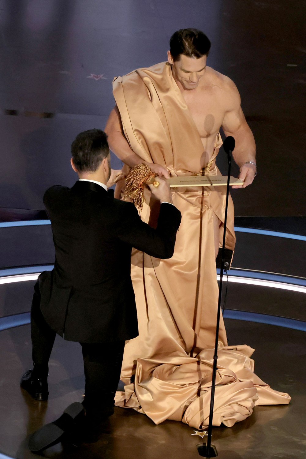 John Cena Goes Naked Nearly While Presenting 2024 Oscars Award After Streaker Skit 2