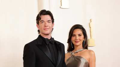 John Mulaney and Olivia Munn Hold Hands on 2024 Oscars Red Carpet