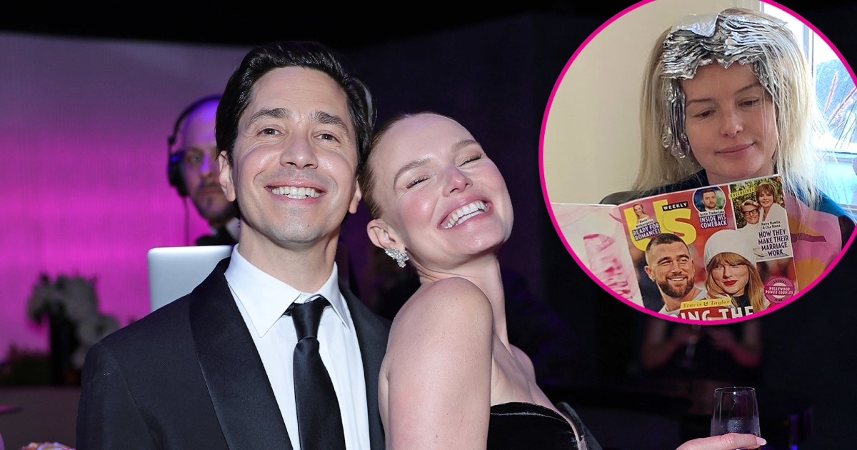 Justin Long Captures Kate Bosworth Reading Us Weekly at the Salon Justin Long Captures Kate Bosworth Reading Us Weekly at the Salon