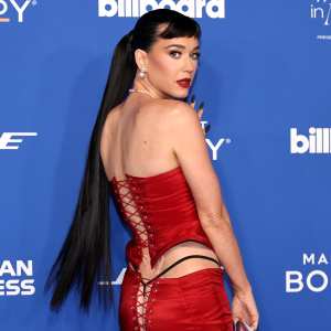 Katy Perry Thong on Billboard Women in Music Red Carpet