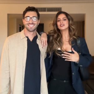 Kelsey Anderson Wears Fiance Joey Graziadei Jacket on 1st Public Date Night