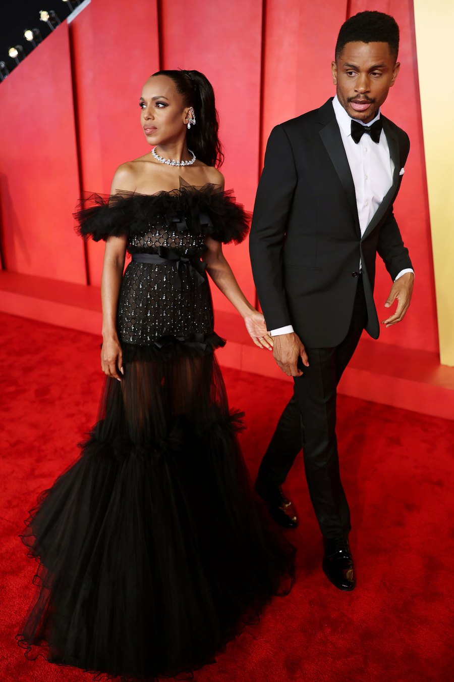 Kerry Washington and Nnamdi Asomugha Vanity Fair 2024 Oscar Party Was Perfect Celeb Couple Date Night