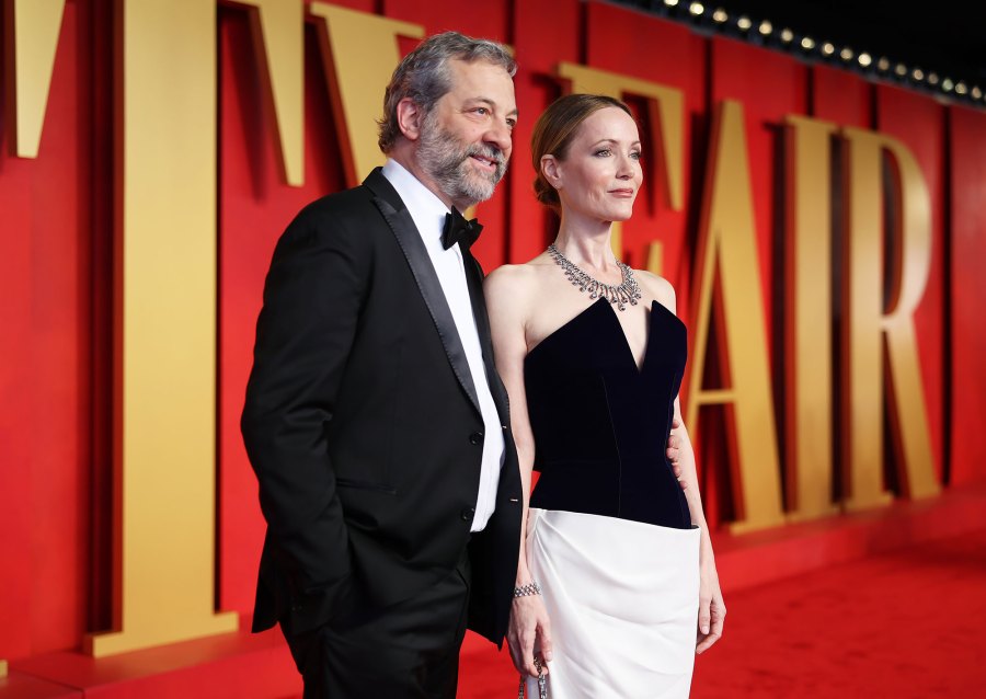 Leslie Mann and Judd Apatow Vanity Fair 2024 Oscar Party Was Perfect Celeb Couple Date Night