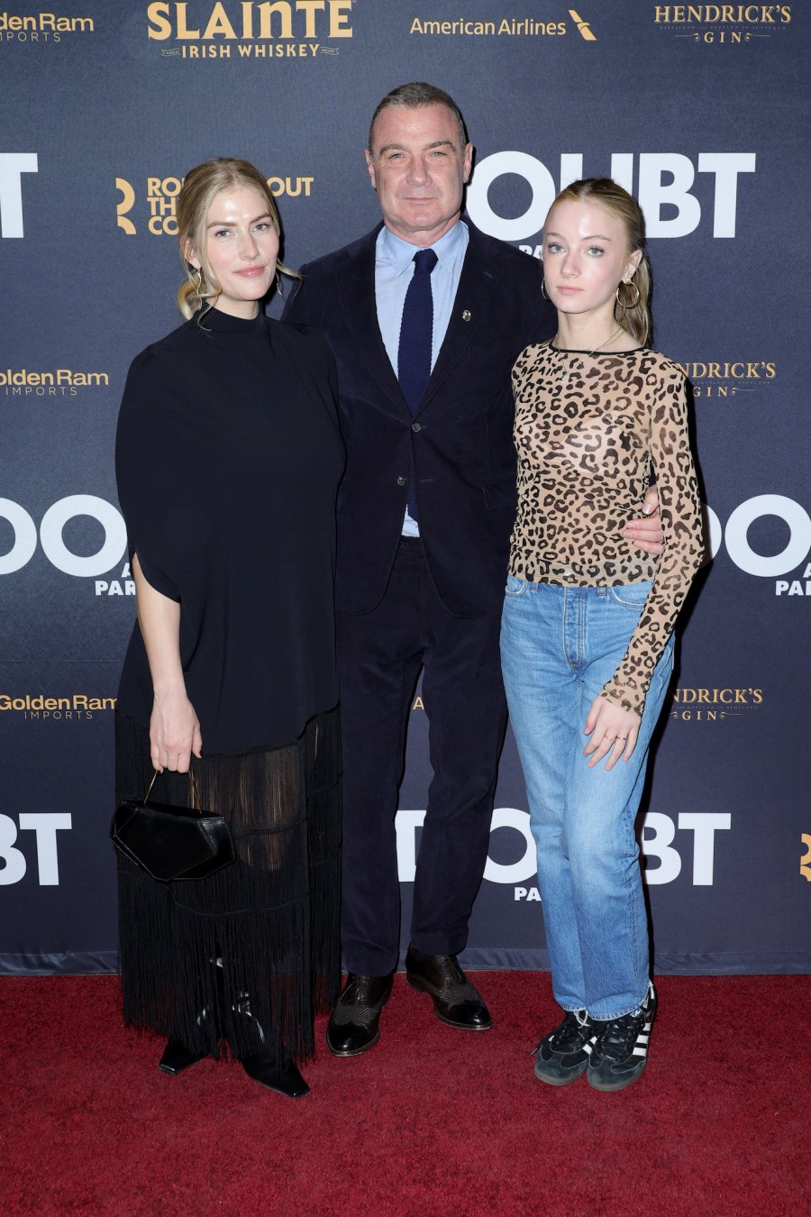 Liev Schreiber Has Broadway Night Out With Wife Taylor Neisen Child Kai
