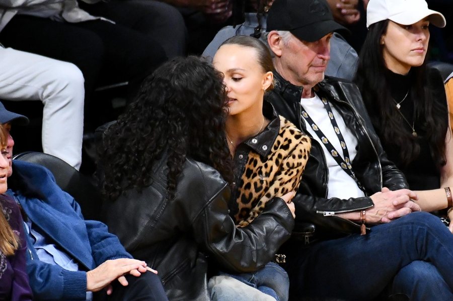 Lily-Rose Depp and 070 Shake Spotted at LA Lakers Game 2