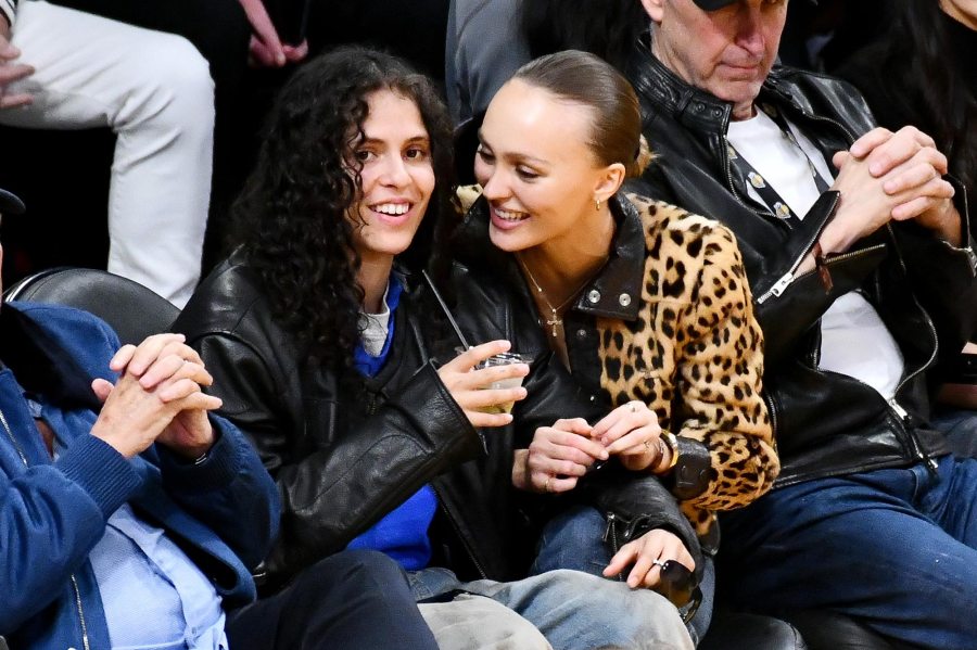 Lily-Rose Depp and 070 Shake Spotted at LA Lakers Game 3