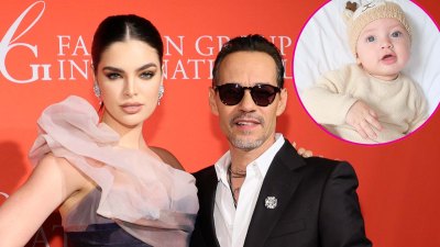 Marc Anthony and Nadia Ferreira Reveal Infant Son s Face for 1st Time