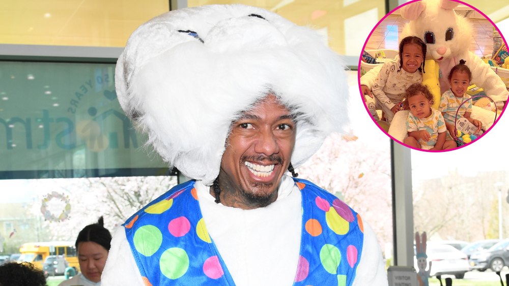 See Nick Cannon Dressed Up as the Easter Bunny With His Kids