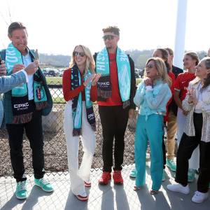 Patrick Mahomes and Wife Brittany Step Out at Kansas City Current Stadium Opening