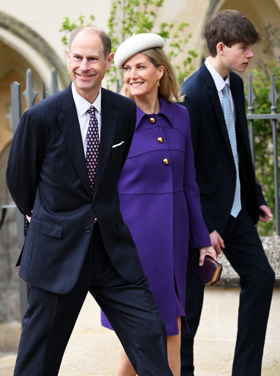Prince Edward and Duchess Sophie Join Royals for Easter Sunday Service